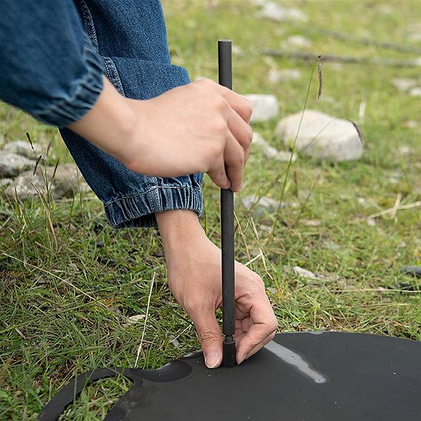 Panvica Naturehike grilovací plát s nožičkami – kruhový – 5,3 kg ...