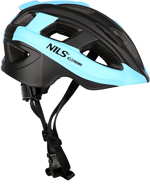 Bicycle helmet Nils Extreme Helmet MTV35J blue size. M (53 - 55 cm) .