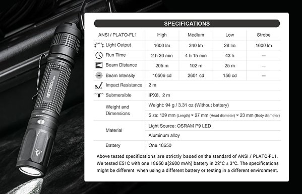 Flashlight Nextorch E51 C ...