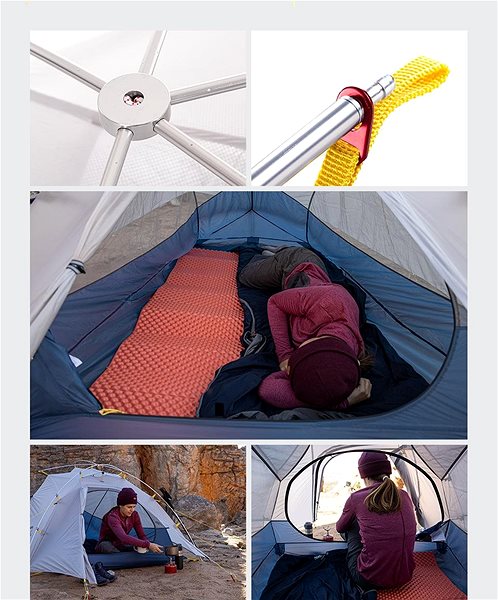 Tent Naturehike Ultralight Cloud Up Wing2 20D Features/technology