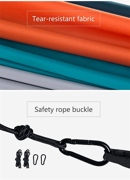Hammock Naturehike hammock for 1 person gray Features/technology