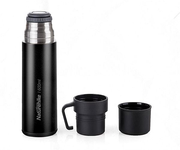 Thermos Naturehike thermos 3in1 600ml 360g black Features/technology