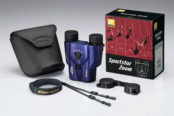 Binoculars Nikon Sportstar Zoom 8-24×25, Black Package content