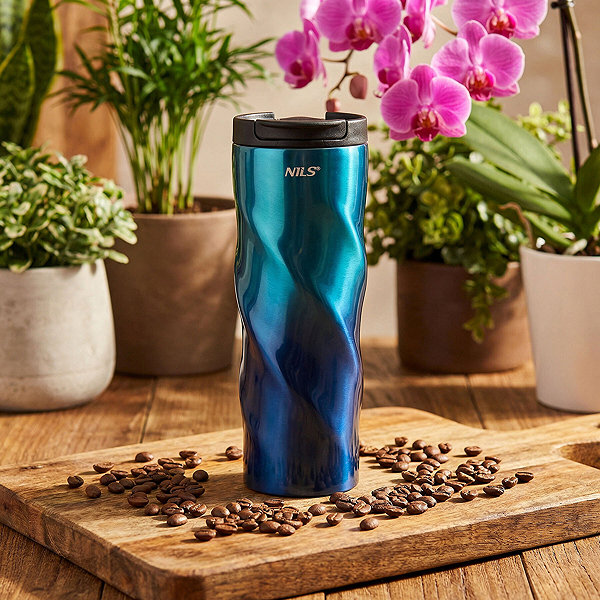 Thermal Mug NILS camp Thermo mug NCB21 blue ...