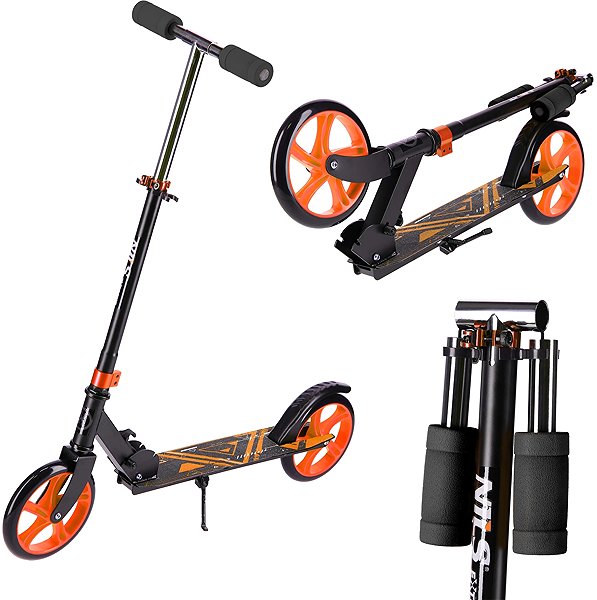 Folding scooter NILS Extreme Folding scooter HM0106 orange .