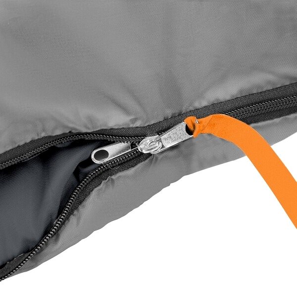 NILS Camp anthracite/orange extended sleeping bag NC2008.
