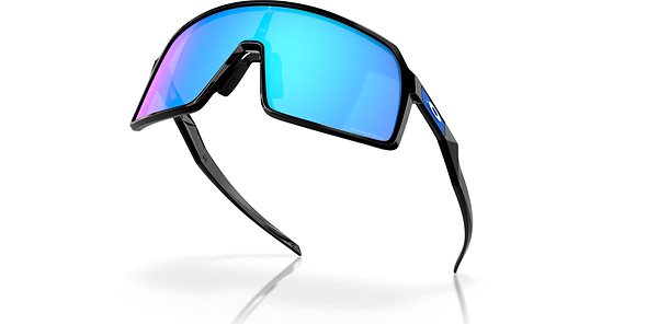 Kerékpáros szemüveg OAKLEY napszemüveg Sutro OO9406-90 Prizm Sapphire Lenses / Polished Black Frame Lifestyle