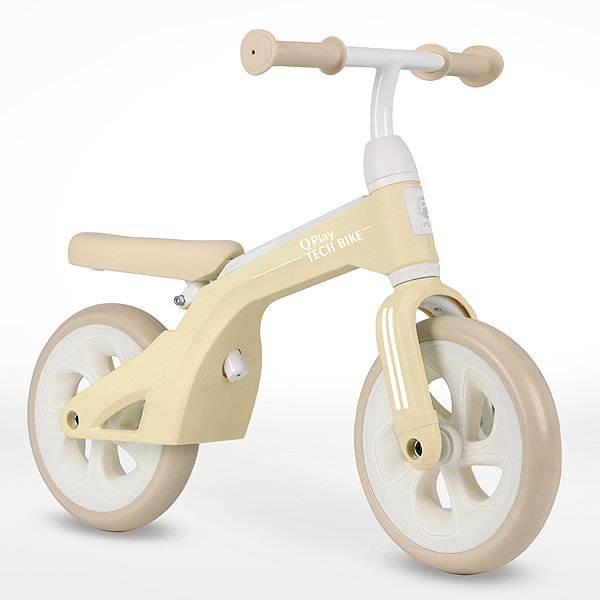 Scooter QPLAY Tech cream, age 2-4 years, up to 30 kg .