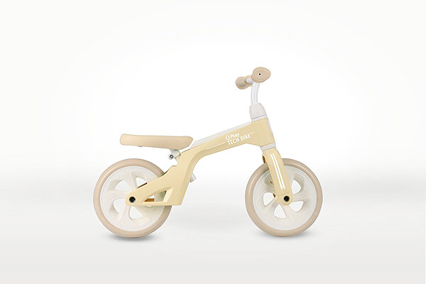 Scooter QPLAY Tech cream, age 2-4 years, up to 30 kg .