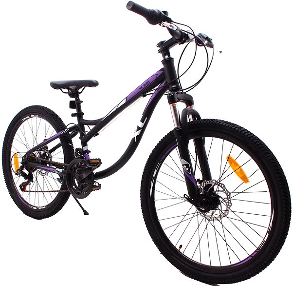 Gyerek kerékpár Olpran XC 240 Lady fekete/lila méret: S/24