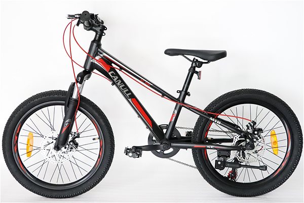 Gyerek kerékpár Canull XC 221 fekete/piros 20