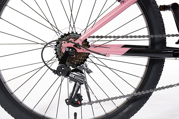 Kids bike Olpran Formica girl black/pink 24