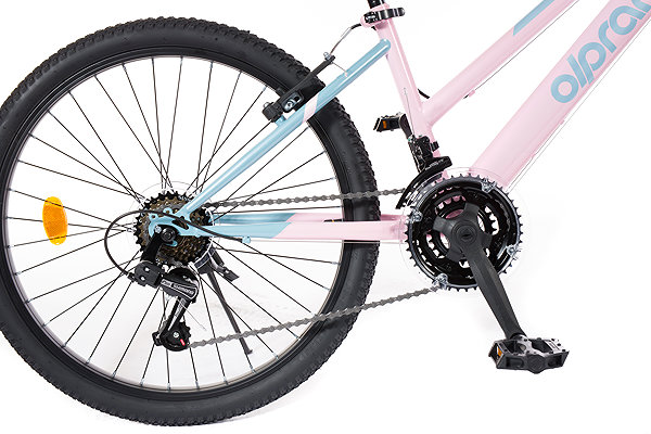 Kids bike Olpran Formica girl pink/grey 24