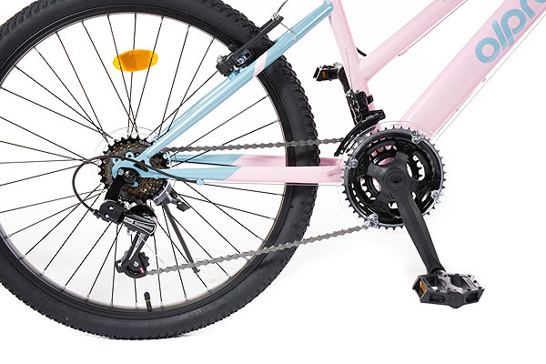 Kids bike Olpran Formica girl pink/grey 24