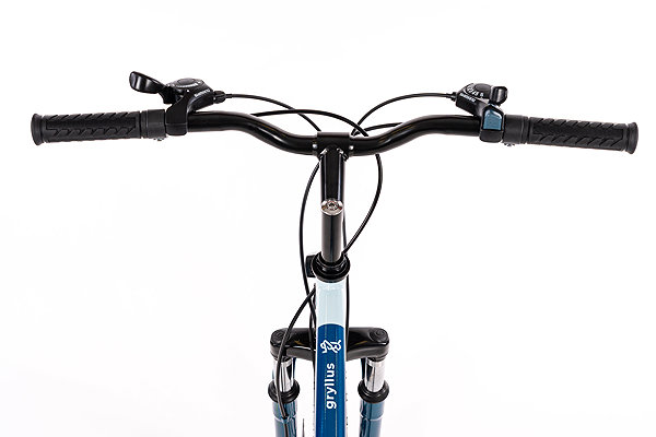 Kids bike Olpran Gryllus boy grey/petrol/red 24