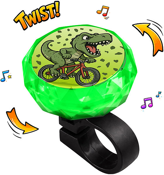 Bike bell One Spin Dino .