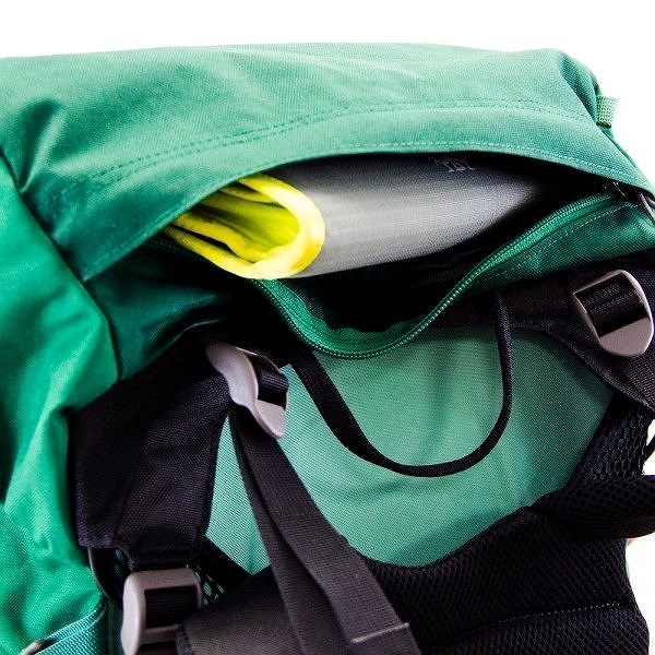 Turistický batoh Osprey ROOK 65, mallard green Vlastnosti/technológia