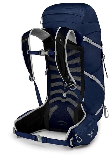 Hiking Backpack Osprey Talon 33 III ceramic blue Side view