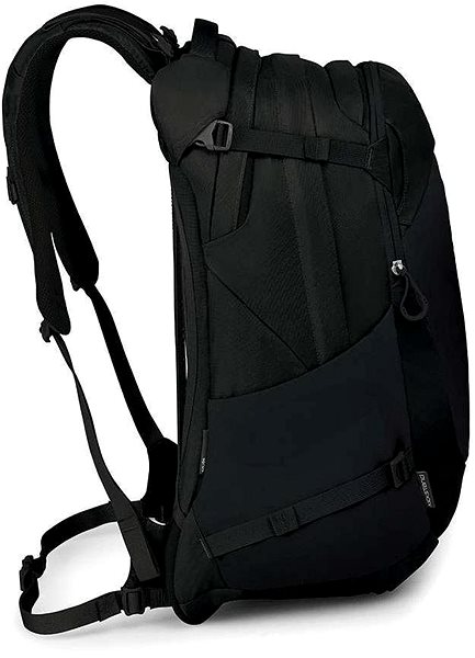 Mestský batoh Osprey Tropos black Bočný pohľad