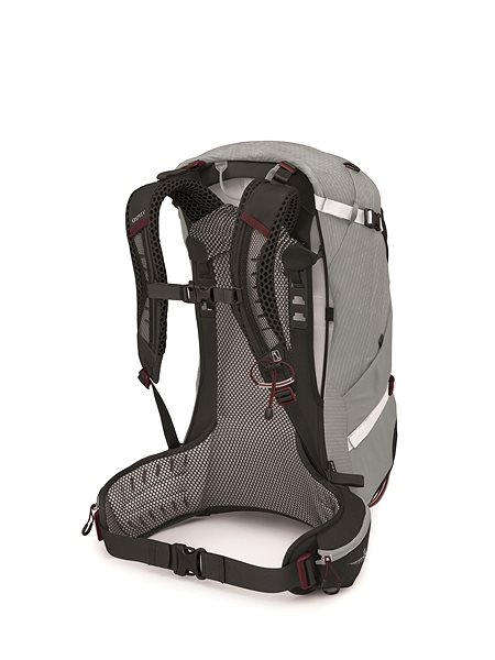 Hiking Backpack Osprey Stratos 34 smoke grey Side view