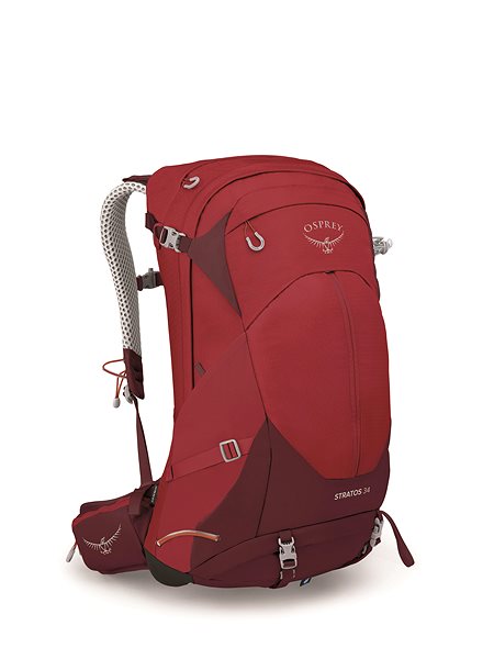 Turistický batoh Osprey Stratos 34 poinsettia red ...
