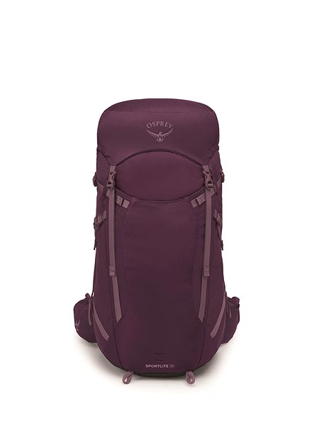 Turistický batoh Osprey Sportlite 30 aubergine purple M/L Screen