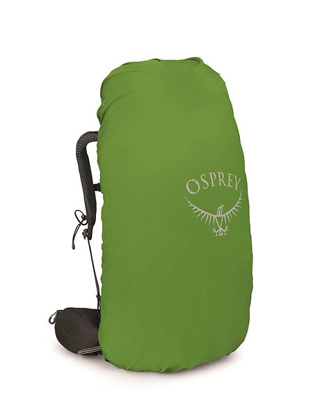Osprey Kestrel 58 Black Hiking Backpack.