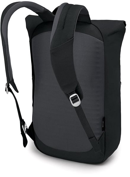 Osprey Arcane Roll Top Pack Black urban backpack.