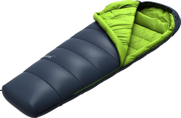 Sleeping bag Hannah Bivouac 240 Midnight Navy/Lime Green II 190P .
