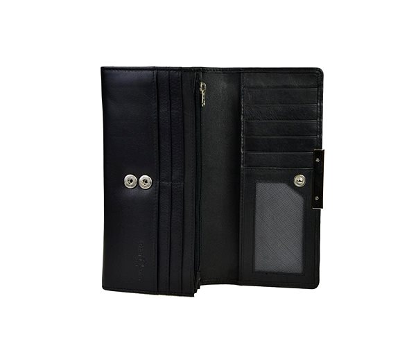 Peňaženka Dámska kožená peňaženka SEGALI 7066 čierna Vlastnosti/technológia