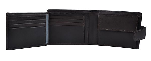 Wallet SEGALI 951 320 005 l dark brown Features/technology