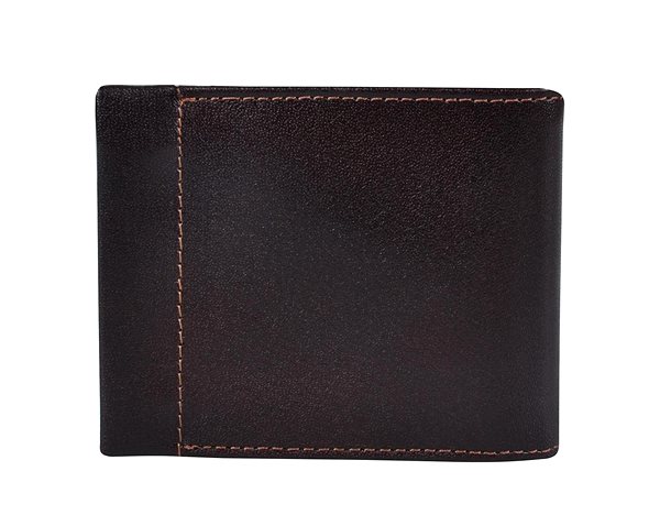 Wallet Dollar leather SEGALI 1751 dark brown Screen