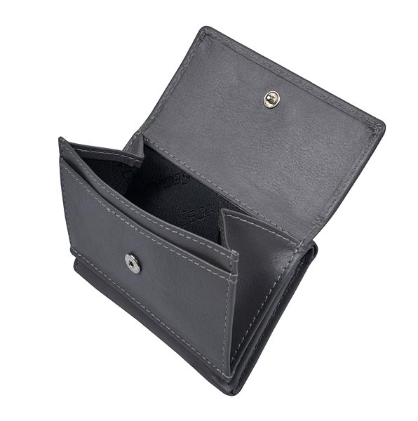 Wallet Women's leather wallet SEGALI 1756 grey Features/technology
