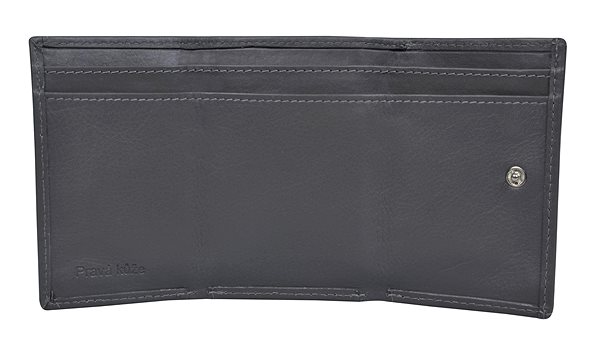 Wallet Women's leather wallet SEGALI 1756 grey Features/technology