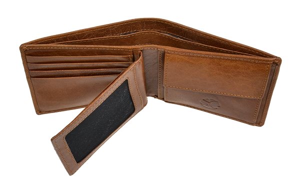 Peňaženka Pánska kožená peňaženka SEGALI 70078 lt. koňak Vlastnosti/technológia