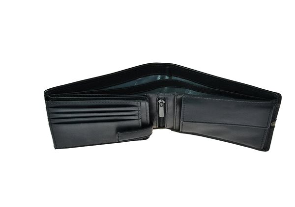 Peňaženka Pánska kožená peňaženka SEGALI 720 137 2007 čierna/sivá Vlastnosti/technológia