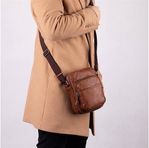 Shoulder bag Shoulder bag leather SEGALI 29413 tan Lifestyle