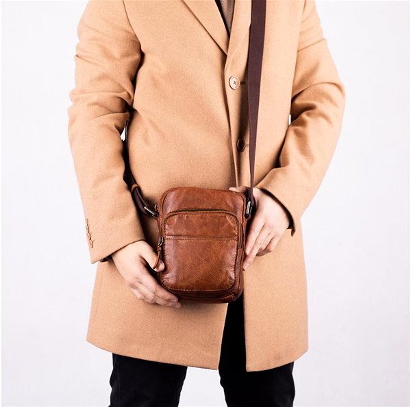 Shoulder bag Shoulder bag leather SEGALI 29413 tan Lifestyle