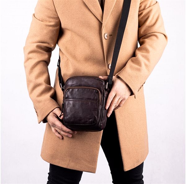 Shoulder bag Shoulder bag leather SEGALI 29413 brown Lifestyle