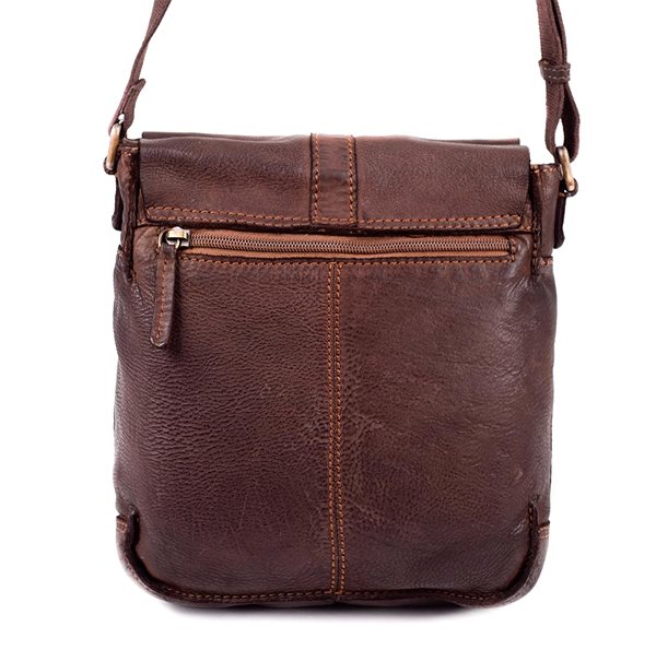 Shoulder bag Shoulder bag leather SEGALI 29394 brown Back side