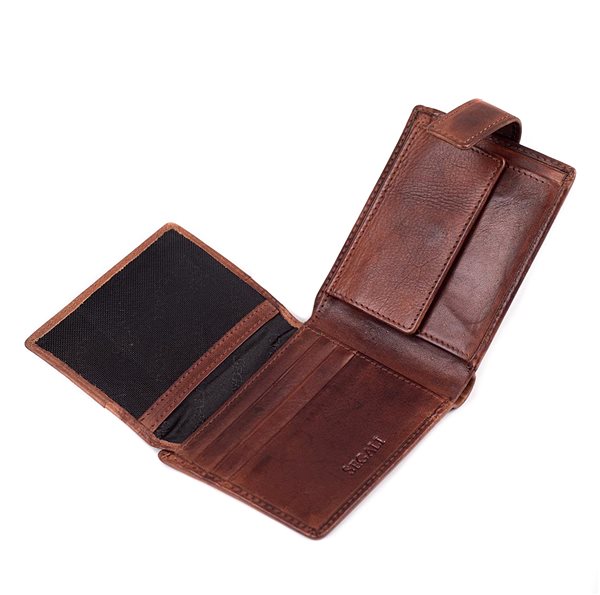 Wallet SEGALI 54050 chestnut .