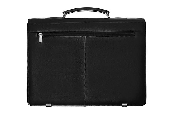 Bag Men's leather briefcase SEGALI 7005 black .
