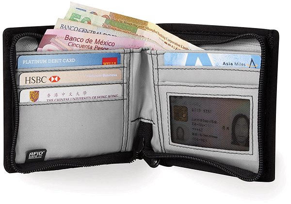 PACSAFE Rfidsafe Z100 Bifold Wallet black .