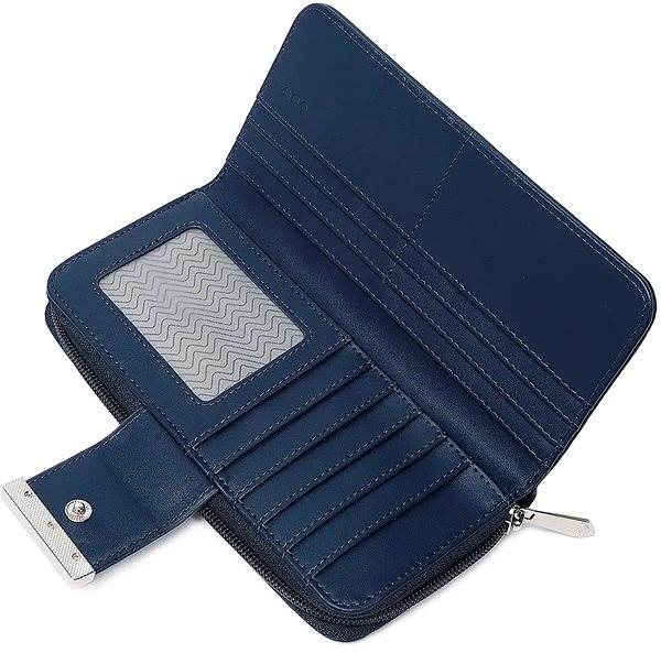 VUCH Florianna Dotty Blue Purse.