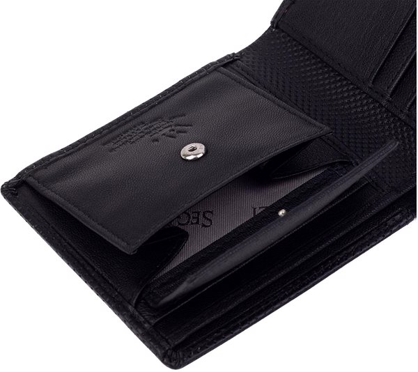 Wallet SEGALI 1039T black .