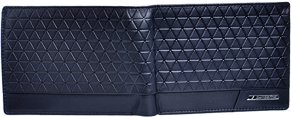 Samsonite PRO-DLX SLG 047 wallet, leather, lie-flat format, obsid. black .