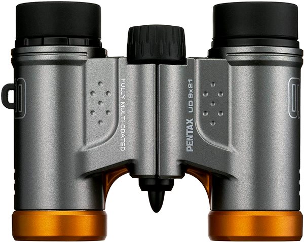PENTAX UD 9×21 Gray Orange binoculars.