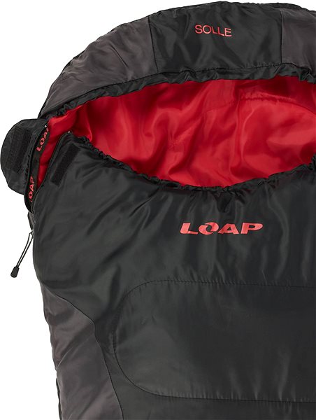 Spací vak LOAP Solle Blk/Red L ...