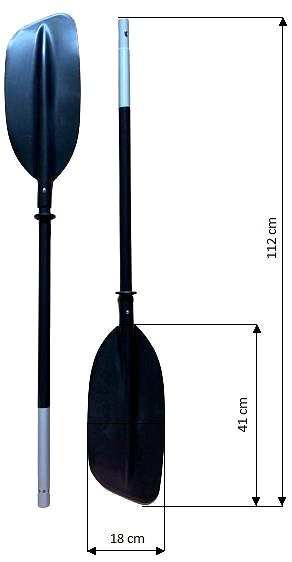 Pure4Fun Alu Kayak Paddle .
