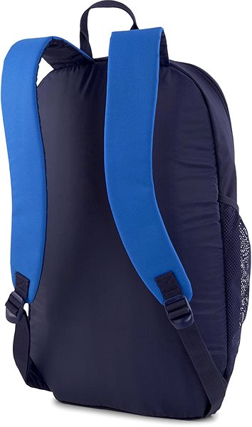 Sporthátizsák PUMA individualRISE Backpack, türkizkék Hátoldal
